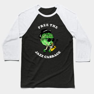 Free The Jazz Cabbage Baseball T-Shirt